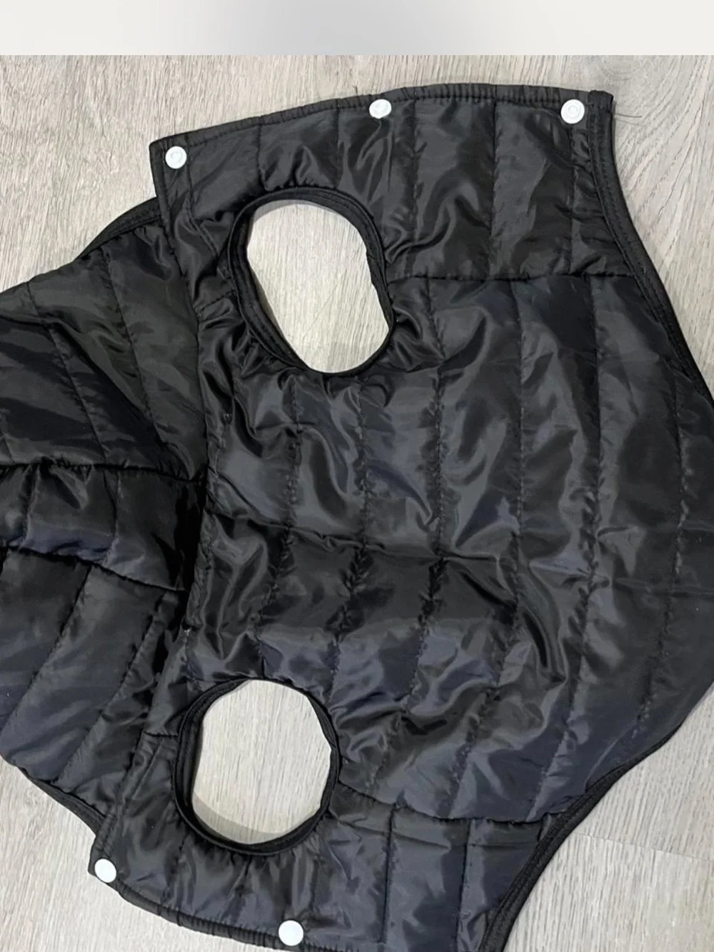 N/A hooded black